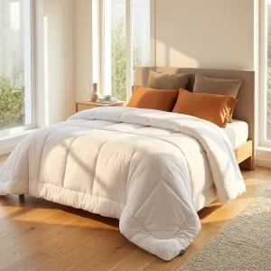 Modern Quilted Comforter Duvet Insert All Season Breathable Durable Lightweight 8 Tabs Gift for Women Men