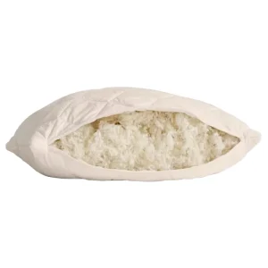 Modern Rectangular Memory Foam Neck Solid Pattern Custom Logo 300 Thread Count Pillows for Medium Weight Beds