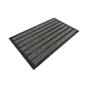 Modern Reversible Door Mats Indoor Outdoor Non Slip Dirt Trap for Home Washable Rubber Doormat with Puzzle Pattern