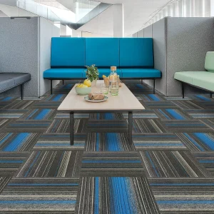 Modern Reversible Home Floor Commercial Carpet Tile Cushioned Polypropylene Stain Resistant Office Carpet Tiles