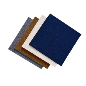 Modern Self Adhesive Carpet Tiles for Kids Room Playroom Non Slip Peel & Stick Splicing Puzzle Made of Polyester