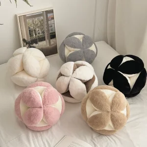 Modern Simple Ins Style Living Room Bedroom Hydrangea Ball Throw Pillow Cushion Home Decoration Special shaped Splicing Pillows
