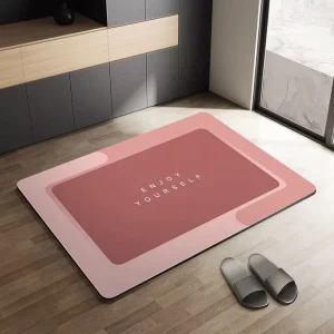 Modern Simple and Fashionable ABSORBENT Bath Mats for Home or Hotel Bathroom
