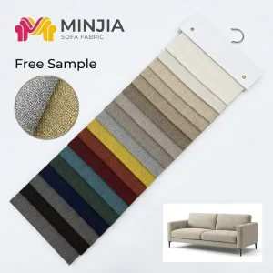 Modern Sofa Fabric Linen Look Fabric 350GSM Home Textile Product Machinery Linen Like Fabric Sofa Furniture Fabric