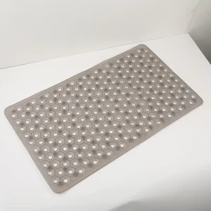 Modern Solid Pattern Non Slip Square Bath Mats Water Absorption Bath Rug PVC Eco Friendly Europe Design Machine Made Mat