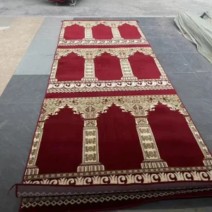 Modern Style Anti Slip Prayer Carpet Customizable PP Material Multifunctional Floor Mat Machine Wash Halal Long Mat