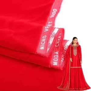 Modern Style Poly Woven Micro Korean Super Velboa Sofa Velvet Velour Fabric 5000 9000 Micro for Dress Fabrics