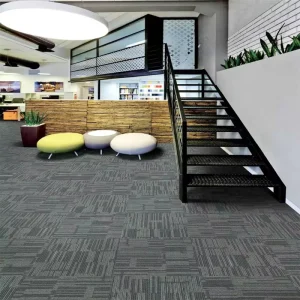 Modern Style Polypropylene Mosque Carpet Cut Pile Tufted Design for Religious Spaces Durable Commercial Office Carpet Tiles