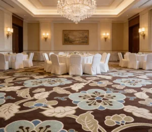 Modern Style Stain Resistant Nonwoven Hotel Carpet Loop Pile Nylon Carpet for Exhibition Construction