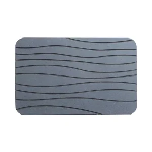 Modern Style Super Absorbent Quick Drying Hard Diatomite Earth Bath Mat Non Slip Stone Bath Mat for Bathroom Floor