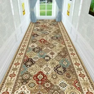 Modern Style Thick Anti Slip Abstract Carpet Rolls Washable Nylon PolyesteRunner Rugs for Home Hotel Banquet Hall