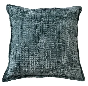 Modern Style Thick Chenille Pillow Cover Set of 6 Eco Friendly Solid Design Cushion Covers for Home Decor