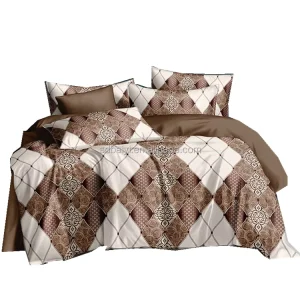 Modern Styles Cotton Bedsheet Bales Customized Print Flower Designs Bedroom Set King Size Quilt Comforter Beddings 5sets