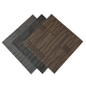 Modern Traffic Office Carpet Tiles 50x50cm Hotel Polypropylene Fire Retardant Squares Commercial Carpet Tiles With PVC Backing