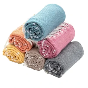Modern Turkish Tropical Luxury Cotton Quick Dry Highly Absorbent Beach Towel Yarn Dyed Large Size Striped Soft Pool