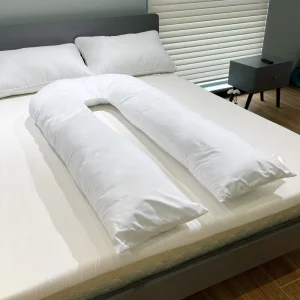 Modern U Shaped Full Body Maternity Pillow with Detachable Washable Cover for Pregnancy Sleeping and Feeding