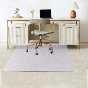 Modern Washable Cushioned Office Chair Mats for Carpet PVC Wood Floor Protective Pad