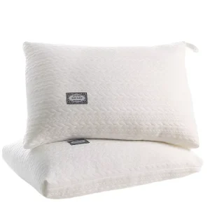 Modern White Neck Solid PP Cotton Breathable Eco Friendly Soft Queen Size Bed Pillow for Hotel and Home Use