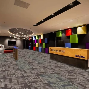 Modular Carpet Tiles Easy to Install Nylon Fireproof Puzzle Design 50×50 60×60 for Quick Office Renovations and Home Use