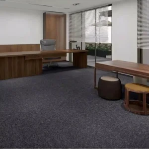Modular Comfortable Washable Loop Pile Fireproof Floor Carpet Office Commercial Home 100% Polypropylene Tile Fine Bitumen