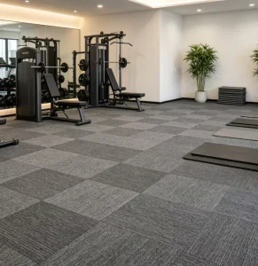 Modular Commercial Carpet Tile 50×50 Non woven Backing High Density Nylon Sound Absorbing Stain Resistant Workplace