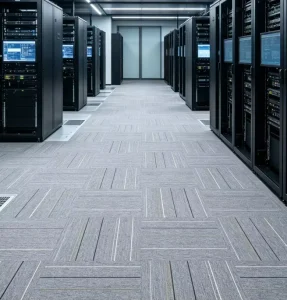 Modular Office Carpet Tile 60×60 PVC Backing Sound Absorbing Stain Resistant Conference Room Floor