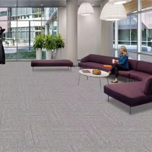 Modular Washable Comfortable Home Floor Carpet Office Commercial 100% Polypropylene Carpet Tile with Fine Bitumen Backing