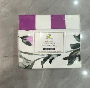 Moisture Wicking 6 Piece Breathable Eco-Friendly Sheet Set Sweat Absorbent Comfort Sleep Bed Pillowcase Sheet Sets