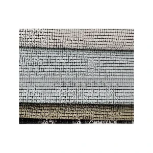 Mosaic Multicolor Coarse Woven Polyester Fabric for Bags Backpacks Handbags Dyed Abrasion-resistant Brocade Fabric for Cushions