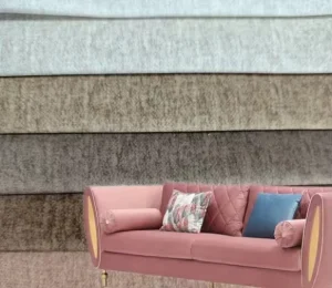 Mosha Velvet Printed 100% Polyester Knitted Velvet Textile Home Deco Fabric for Sofa and Pillow