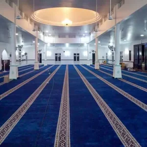 Mosque Carpet Prayer Rug Mat Tufted Washable Reversible Anti Slip Home Use Big Size Novelty Pattern Muslim Islamic Floral Design