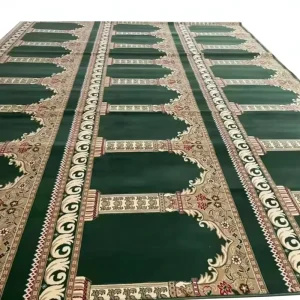 Mosque Polyester Nylon Woven Anti Slip Digital Printed Floral Geometric Carpet Factory Direct Sales High End Custom Pattern