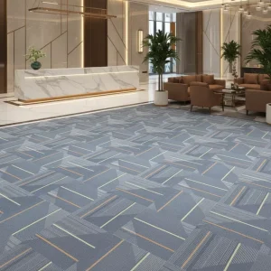 Most Competitive Modern PP Carpet Cushioned Commercial Tufted Washable 50×50 Carpet Tiles