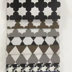 Most Popular High Quality Stock Textiles Yarn Dyed Brocade Woven Jacquard Fabric Soft Polyester Fabric for Clothing