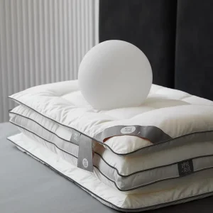 Most Popular Modern Designer Hotel Collection Goose Feathers Pillow Bed Basic Fluffy Down Pillow Filling Soft for Hotel Sleeping