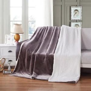 Mother’s Day Gift Printed Knitted Jacquard Eco Friendly Luxury Throw Blanket Big Size Mink Raschel for Winter