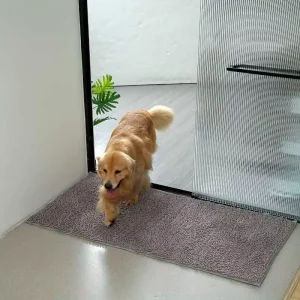 Mud Claw Dog Cat Door Mat Soft Collapsible Absorbent Anti-Slip Washable Mat Indoor Floor Entrance