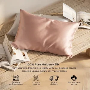 Mulberry Silk Pillowcase Soft Anti Frizz Bulk Factory Custom Silk Pillow Case 100% Mulberry Silk Beauty Sleep Kit