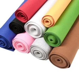 Multi-Color Breathable Felt Cloth Non-Woven Polyester Chemical Fiber DIY Material Cross Style Needled Felt