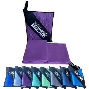 Multi Color Eco Friendly Fast Drying Compact Travel Towel Microfiber Sports Towel Beach Towel with Custom Logo for Camping