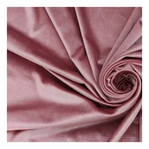 Multi Color Shiny Velvet Fabric 95% Polyester 5% Spandex 240GSM Soft Stretch Velvet Fabric for Women’s Pajamas Casual Loungewear