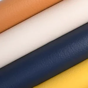 Multi Color Waterproof PVC Rolls Rexine Sheet Embossed Synthetic Leather Fabric Roll Material for Living Room Sofa