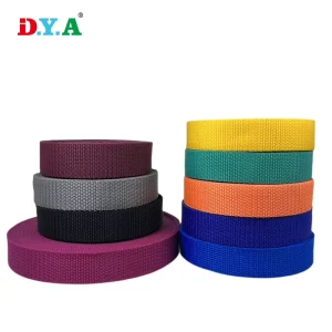 Multi Color Width PP Webbing Belt in Stock Flat Polypropylene Webbing for Bag Strap
