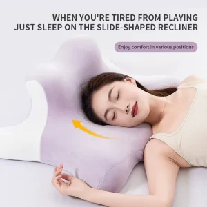 Multi Functional Adults Memory Foam Body Pillow for Bedside Reading and Phone Use Stomach Sleep Pillow