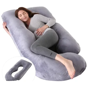 Multi Functional Custom U Shaped Pregnancy Side Sleeping Maternity Pillow Washable Soft Skin Friendly Body Anti Bacteria