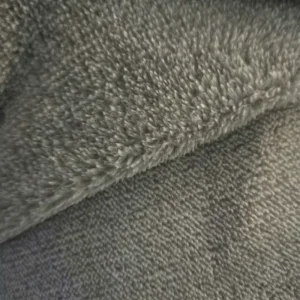 Multi Functional Double Faced Brushed Plush Warp Knitted Biomass Graphene Yarn Polyester Nylon Fabric