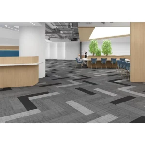 Multi Grey Mix Nylon Quality Carpet Tiles Factory Direct Supply Anti Static Luxury Hotel Corridor Printed Carpet Rug