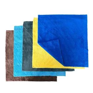 Multi Purpose Cleaning Cloth Borderless Coral Fleece Towel Super Absorbent Lint Free Microfiber Fabrics Coral Fleece Towels