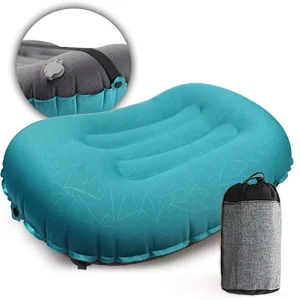 Multi Purpose Inflatable Camping Pillow Lightweight Travel Cushion Washable TPU Material