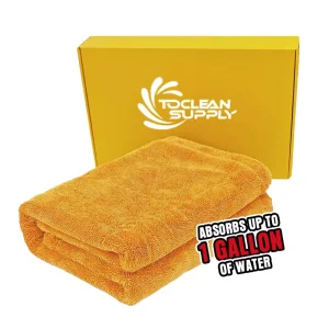 Multi Purpose Twisted Loop Microfiber Car Towel 90x70cm Quick Dry Super Absorbent Eco Friendly Cleaning Drying Towel